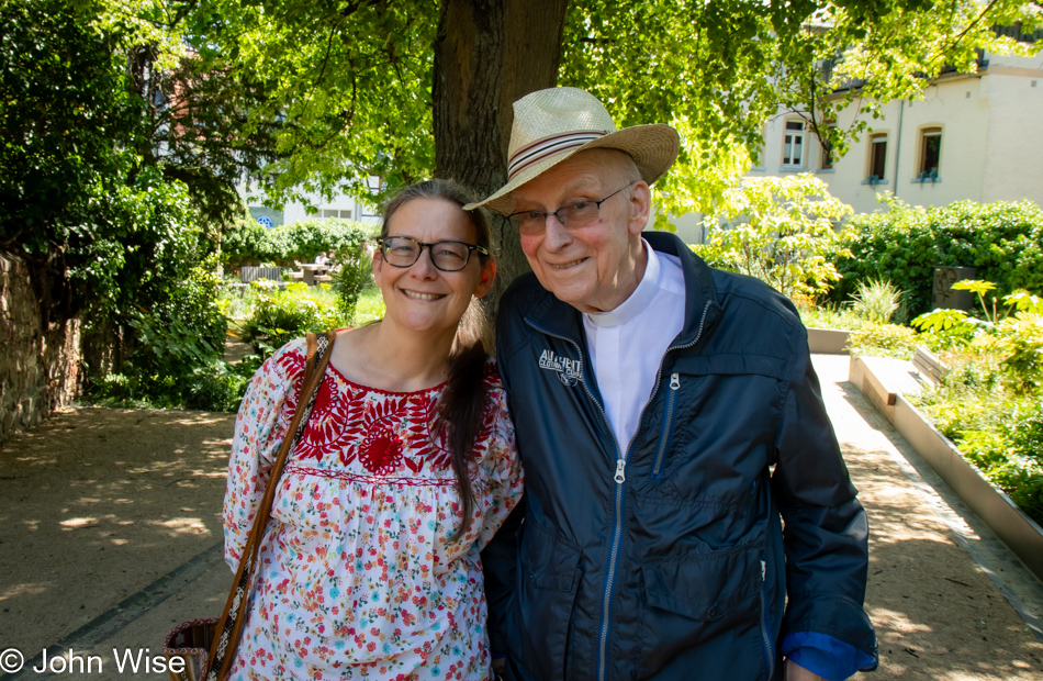 Caroline Wise and Hanns Engelhardt in Geisenheim, Germany