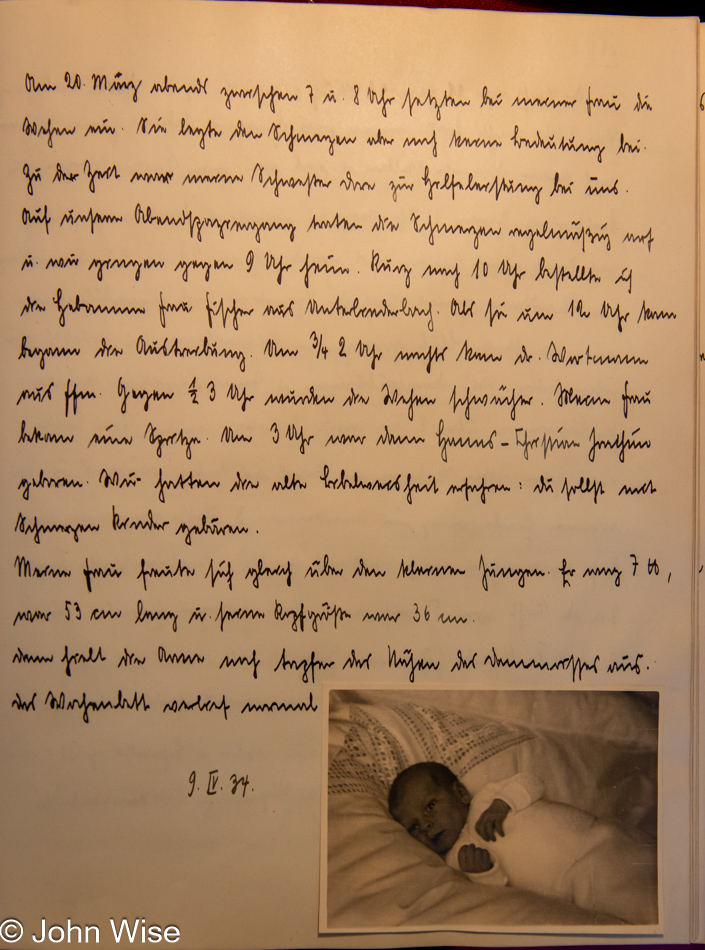 Christian Engelhardt's diary of his son Hanns Engelhardt
