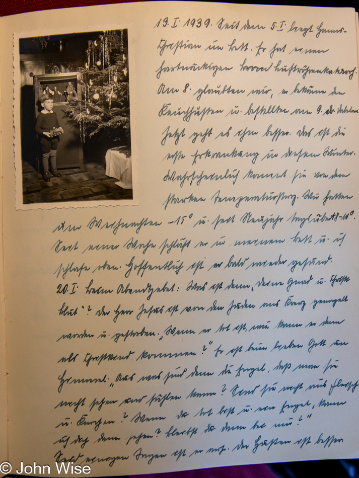 Christian Engelhardt's diary of his son Hanns Engelhardt