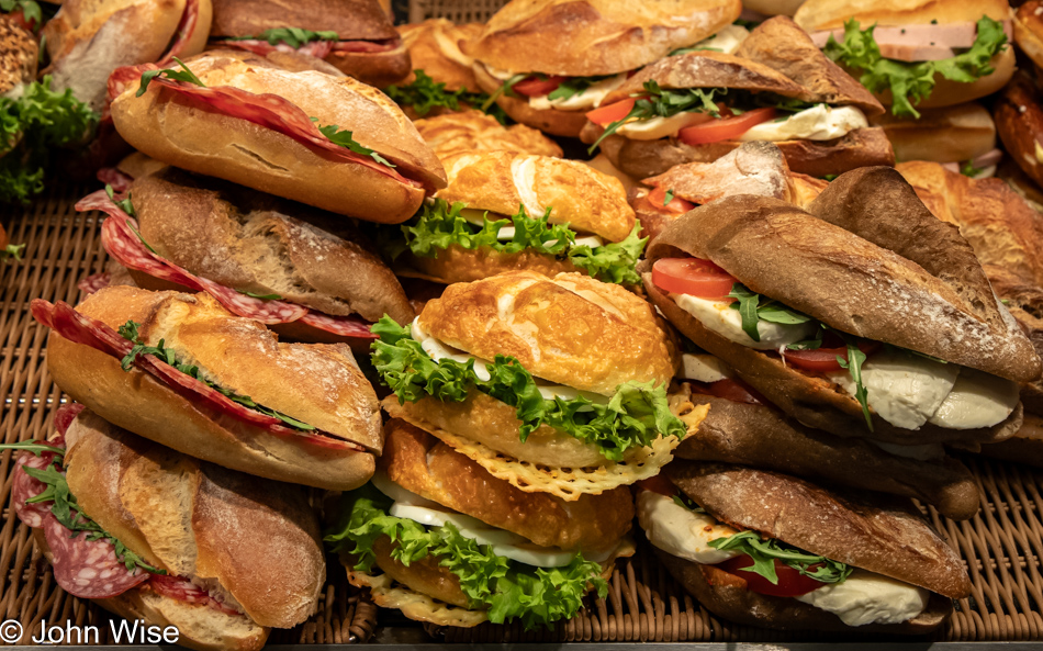 Sandwiches in Frankfurt, Germany