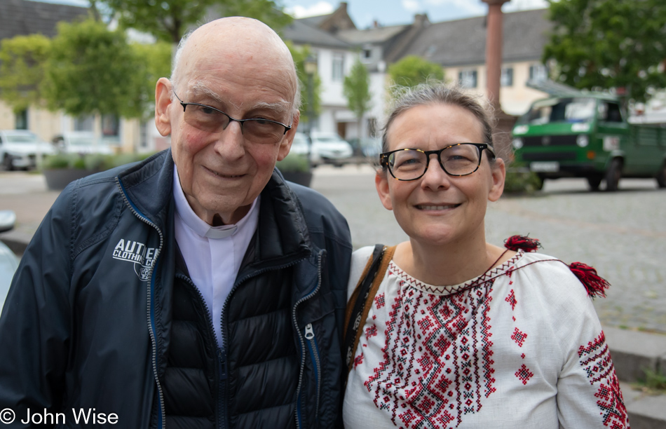 Caroline Wise and Hanns Engelhardt in Geisenheim, Germany